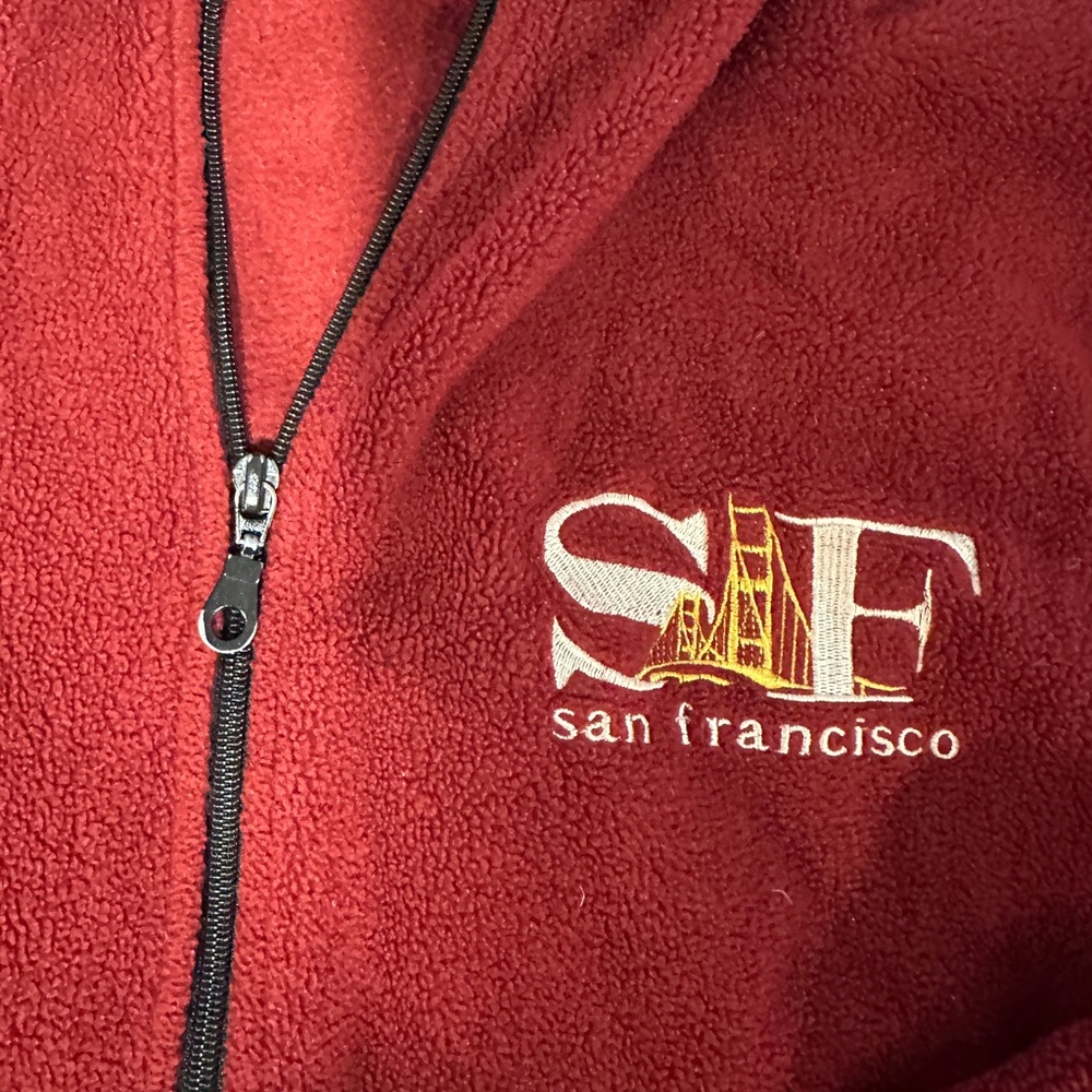 Red SF Fleece - Picture 3 of 7